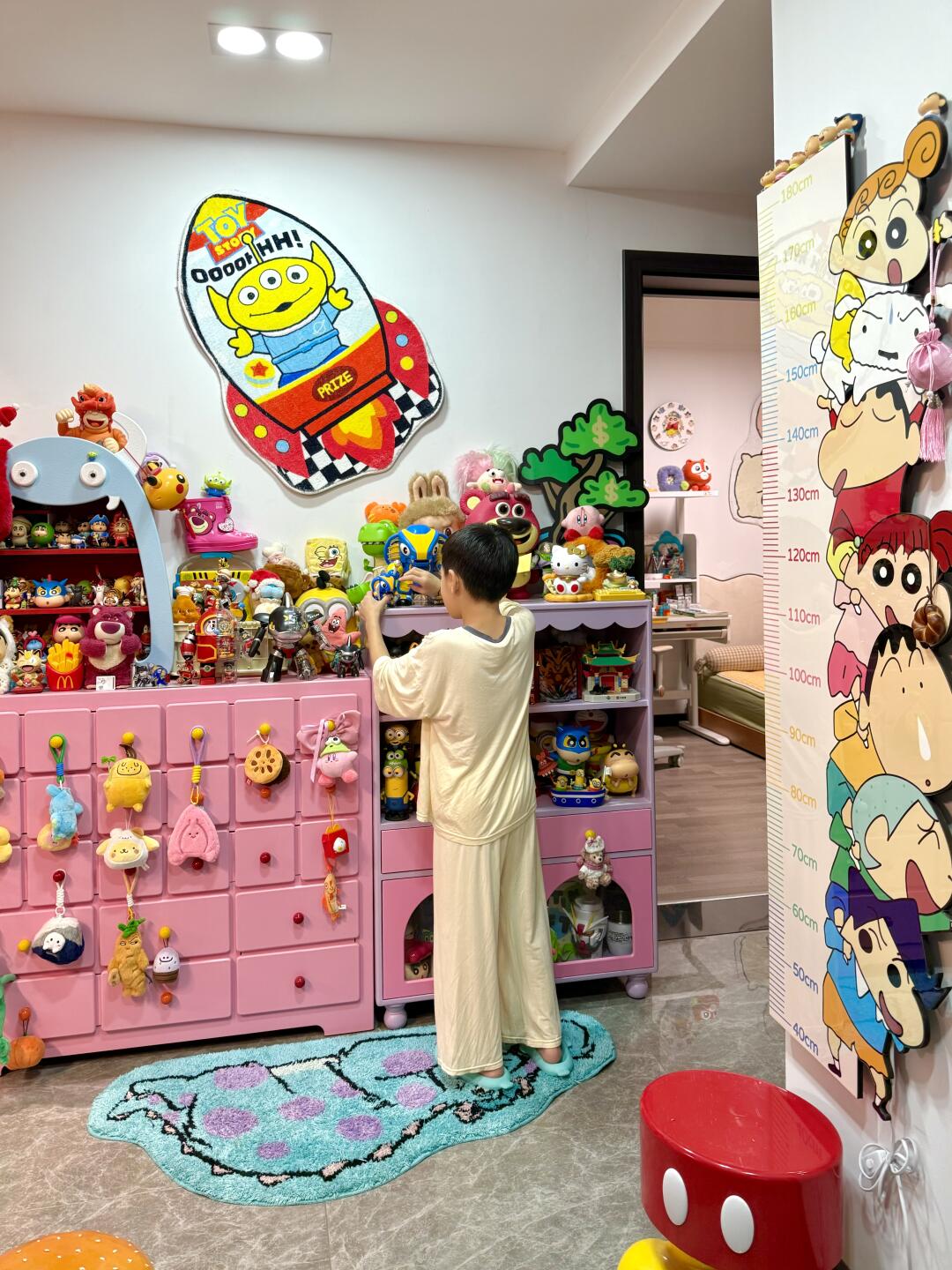 儿子说家里像幼儿园一样可爱～