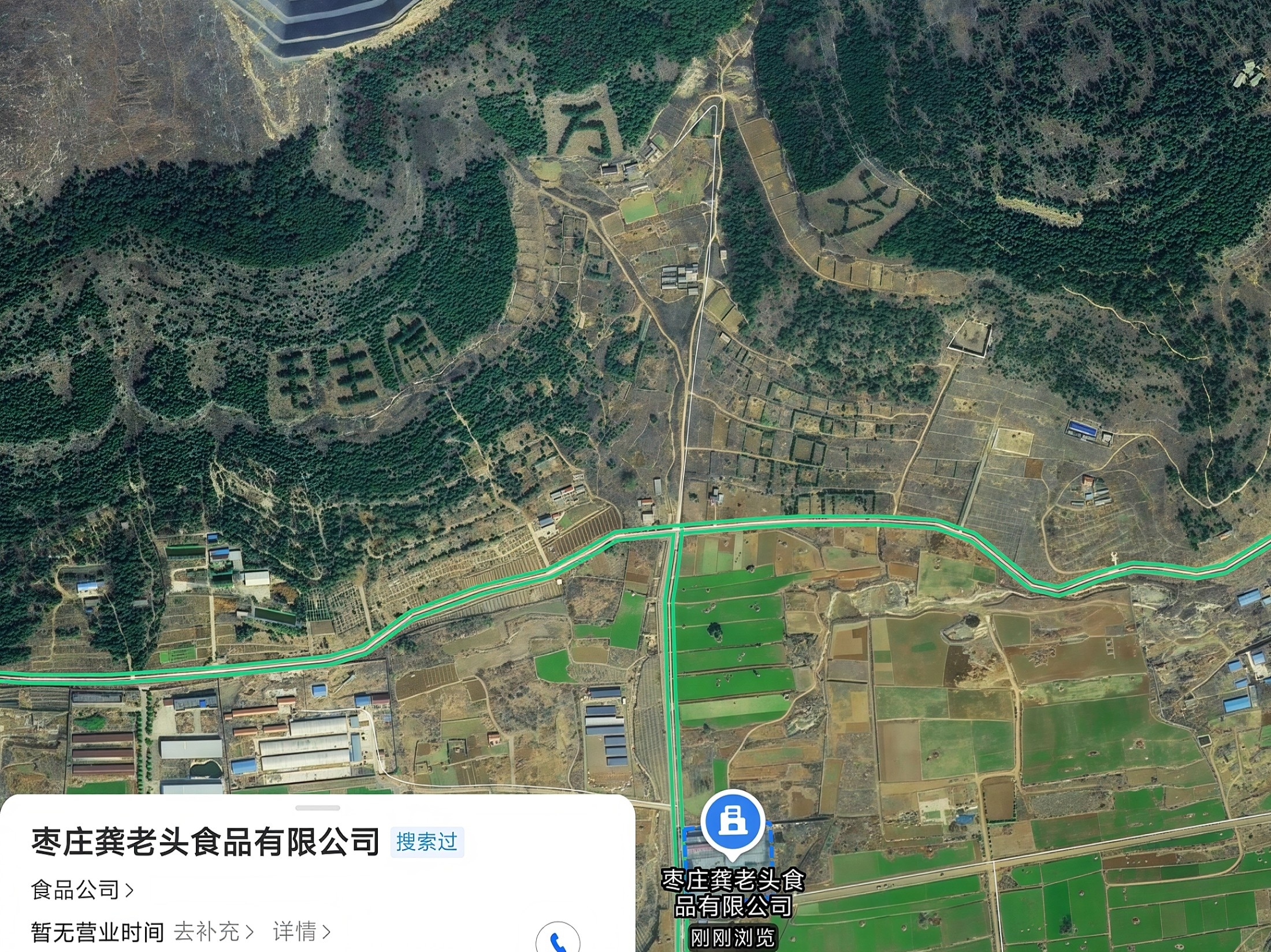 来自中国人的浪漫，刚去地图搜了一下，真的能看到 
