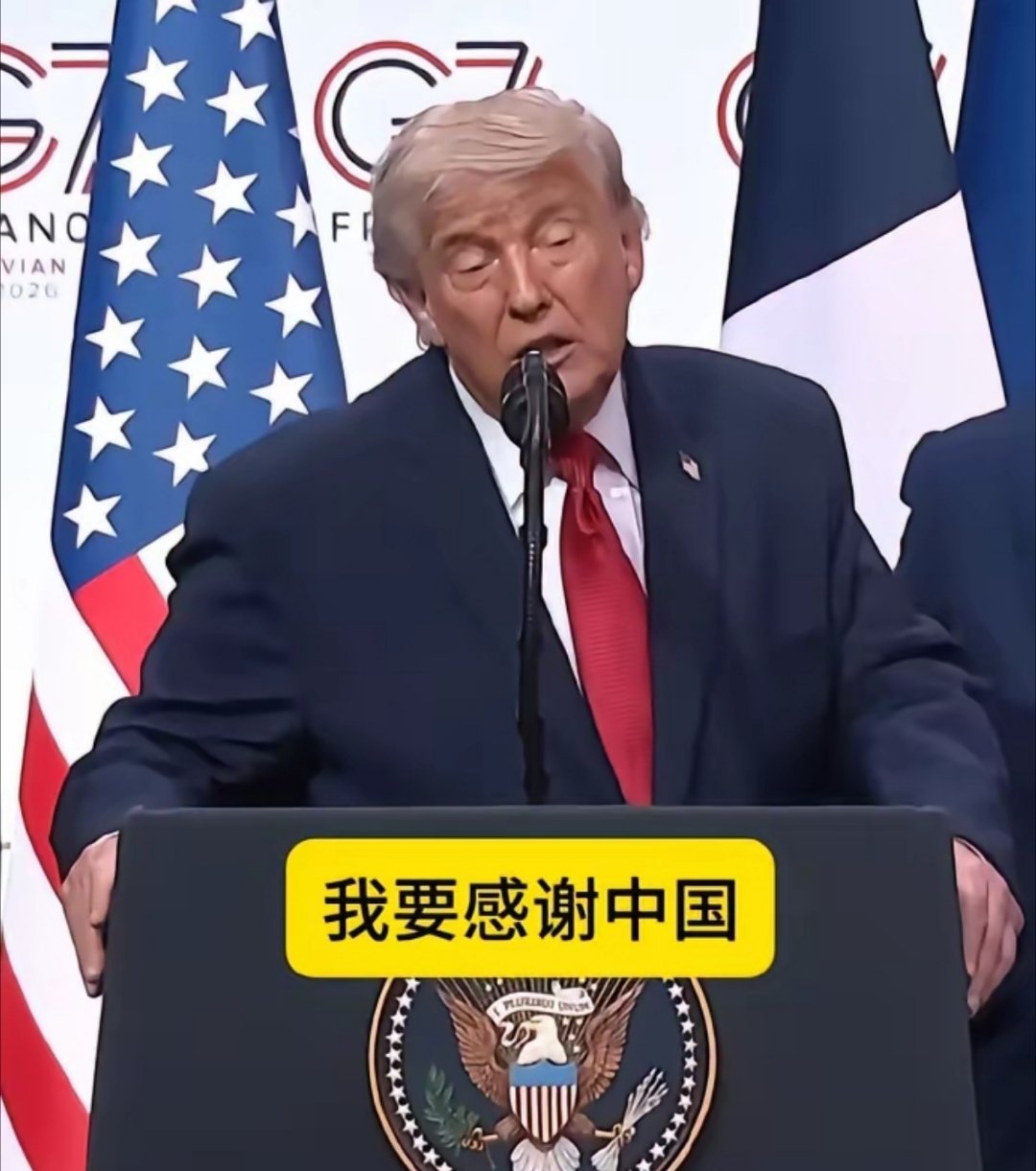特朗普：“谢谢中国和俄罗斯没给我使绊子。”特朗普很多话不靠谱，但是这一句，我认为