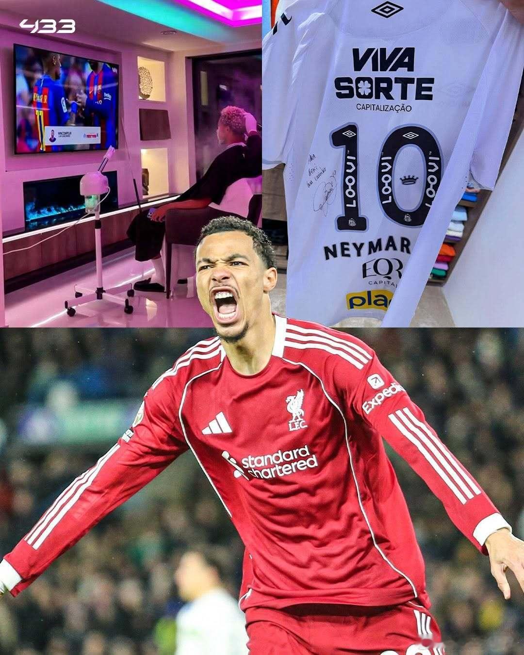 ⚽️ 法国新一代是内马尔时代，足球新一代同样是内马尔一代433 ins更新：内马