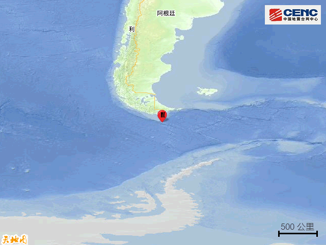 德雷克海峡发生6.4级地震