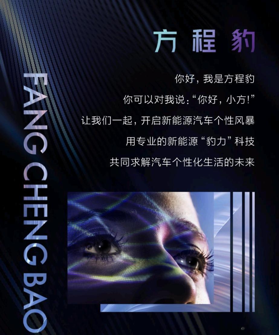 刚得到了点确定的消息，解读个性化变革，之前传闻的比亚迪F系列就是最近所说的方程豹