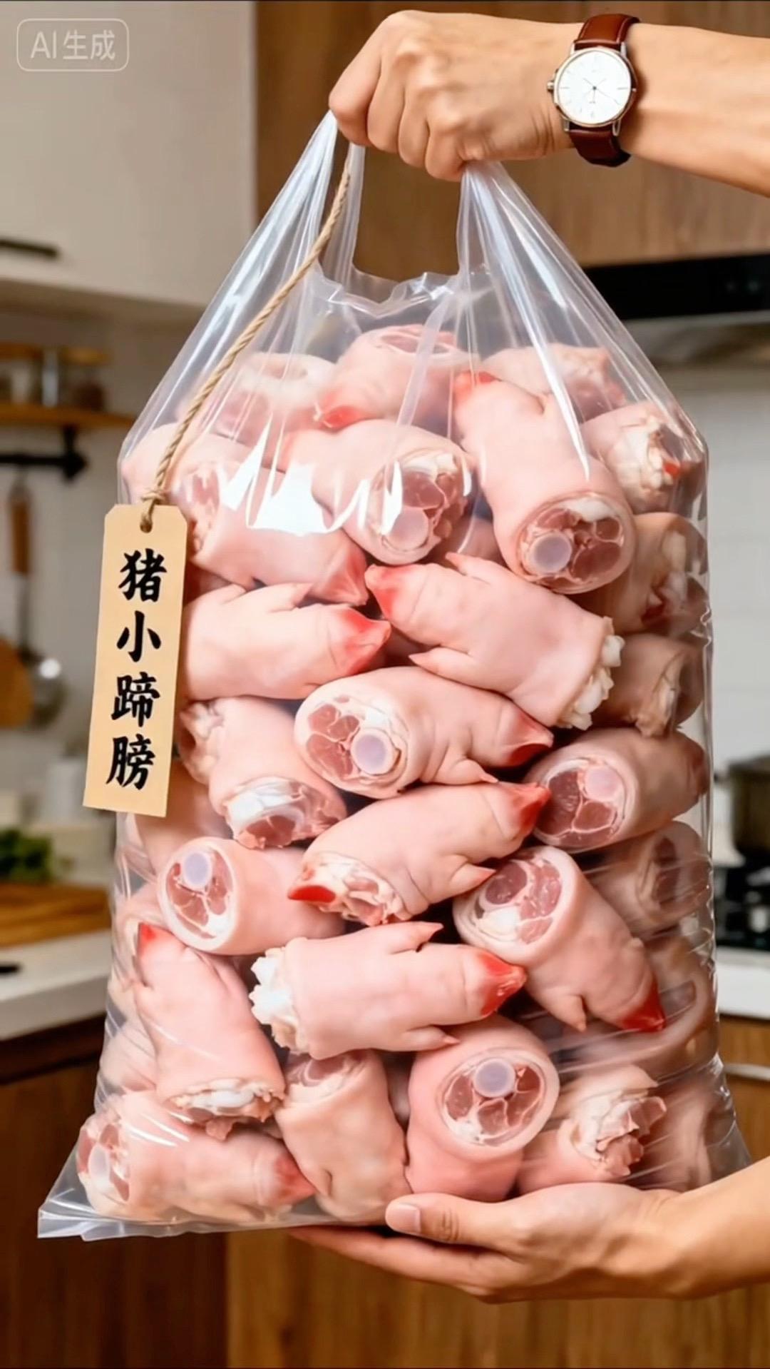 猪拐骨猪脚圈快来一起尝个鲜妈呀太香了蹄膀