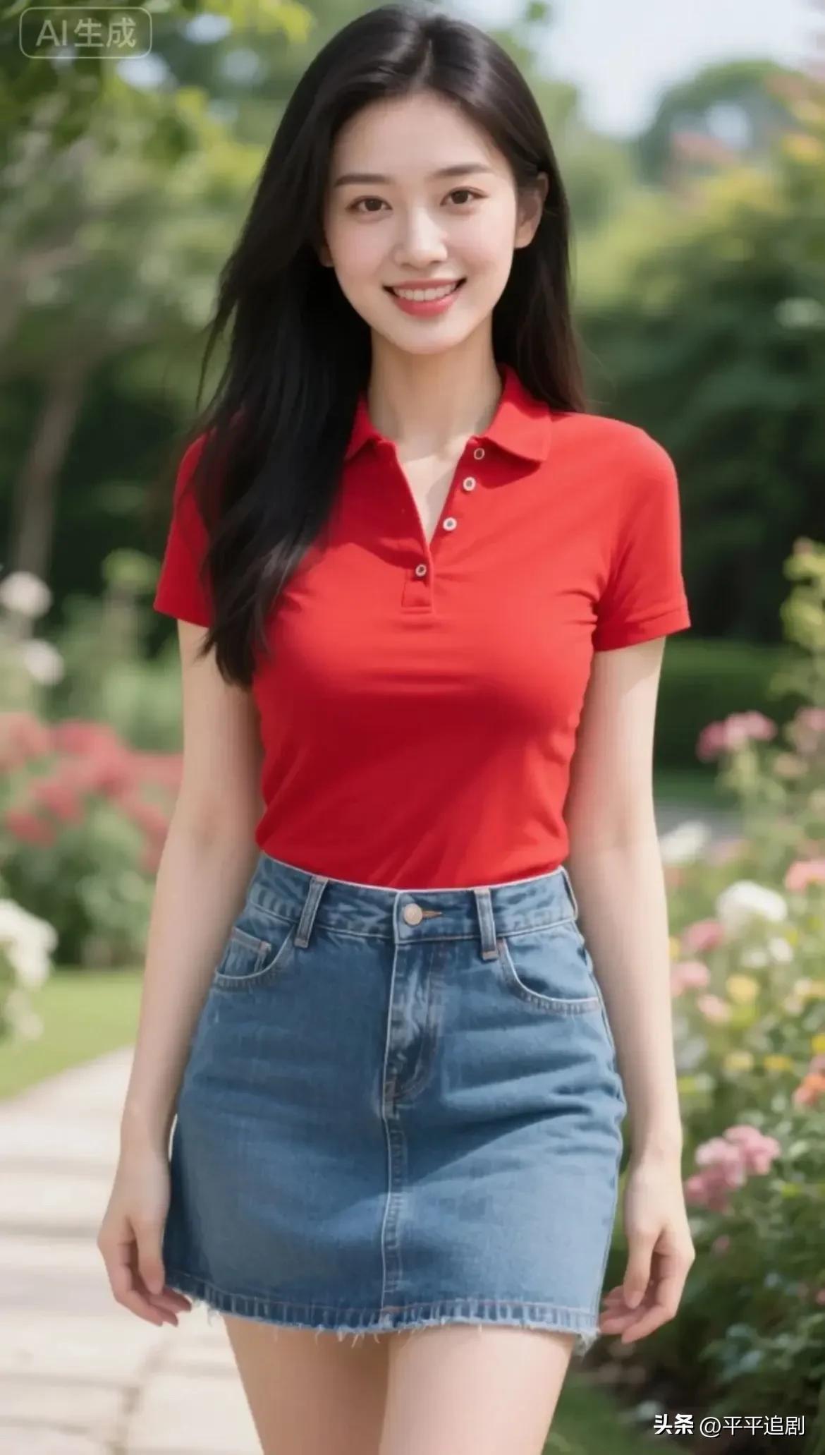 什么年龄段的女人最有女人味?
夏风漫过花径，红衫撞着牛仔裙的清爽，眉眼间的笑意比