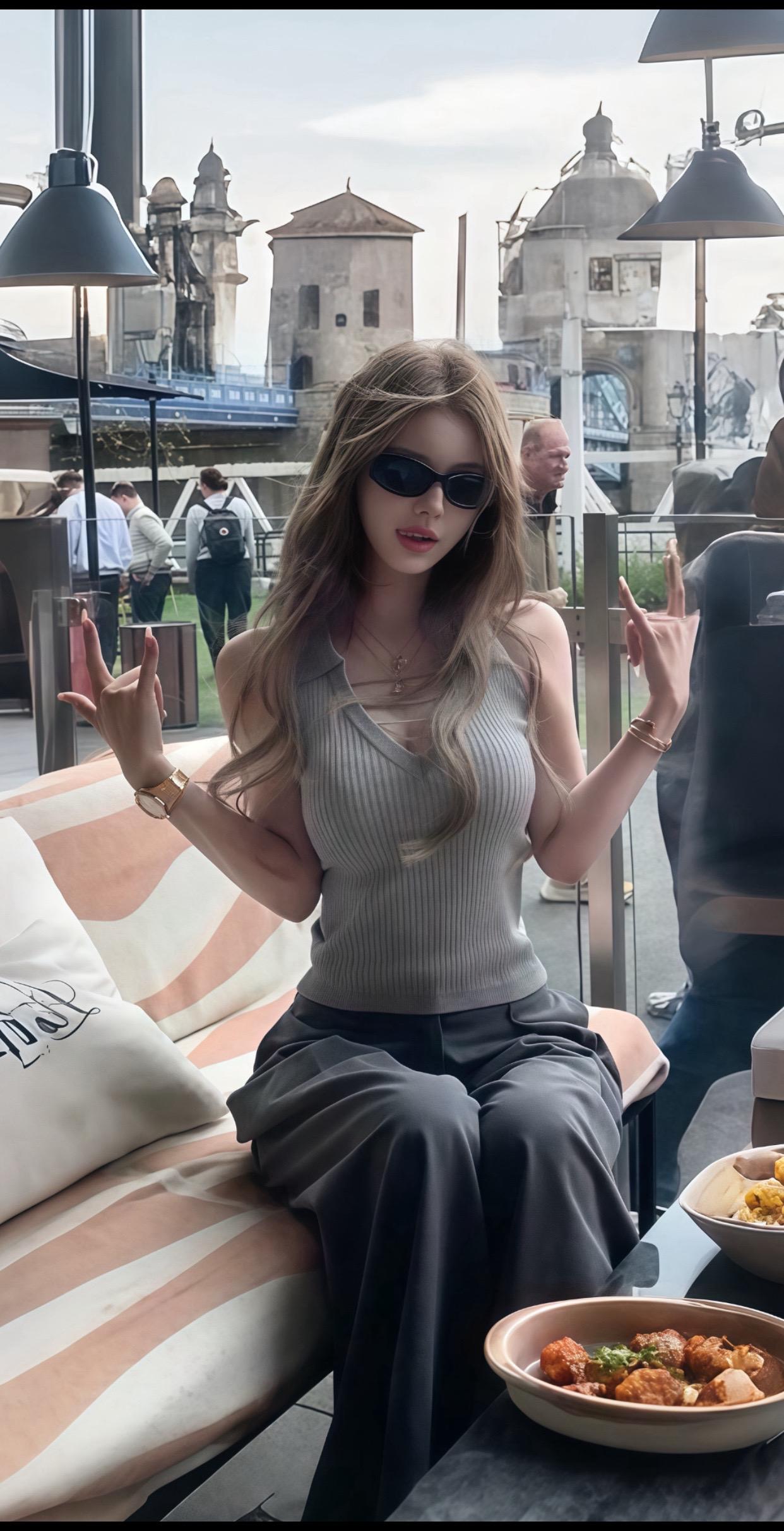 一键解锁高定级辣妹美学，让性感自带贵气。当V领针织邂逅垂感长裤，是性感...