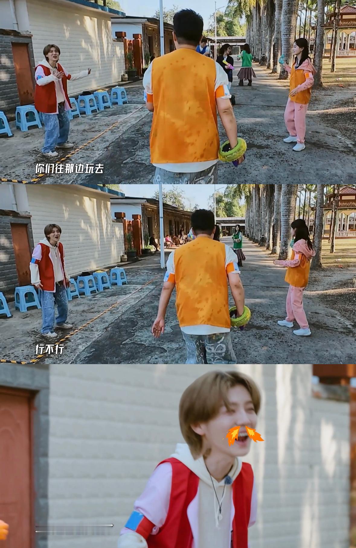 鹿晗这算不算工伤 哈哈哈哈哈鹿晗，本来淘汰了就烦还要被误伤哈哈哈哈哈