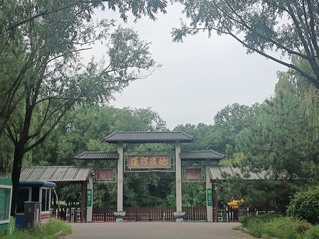 台儿庄运河湿地公园的龙门桥。（图片来源：老山兰）