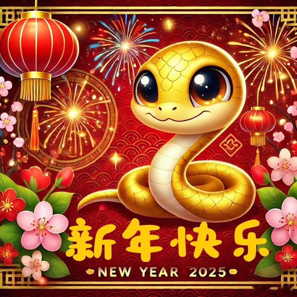 新年快乐  就这么直接[嘻嘻] 