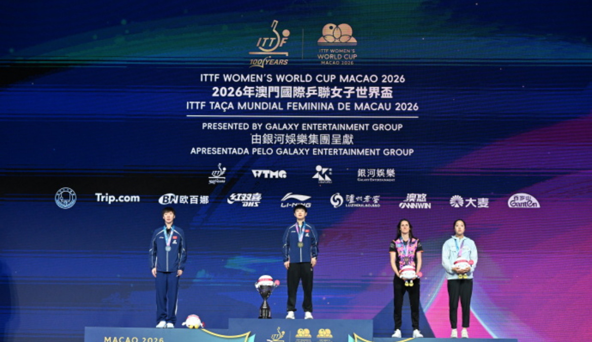 孙颖莎澳门世界杯三连冠创历史，发长文总结征程致谢团队与球迷2026年4月5日晚，