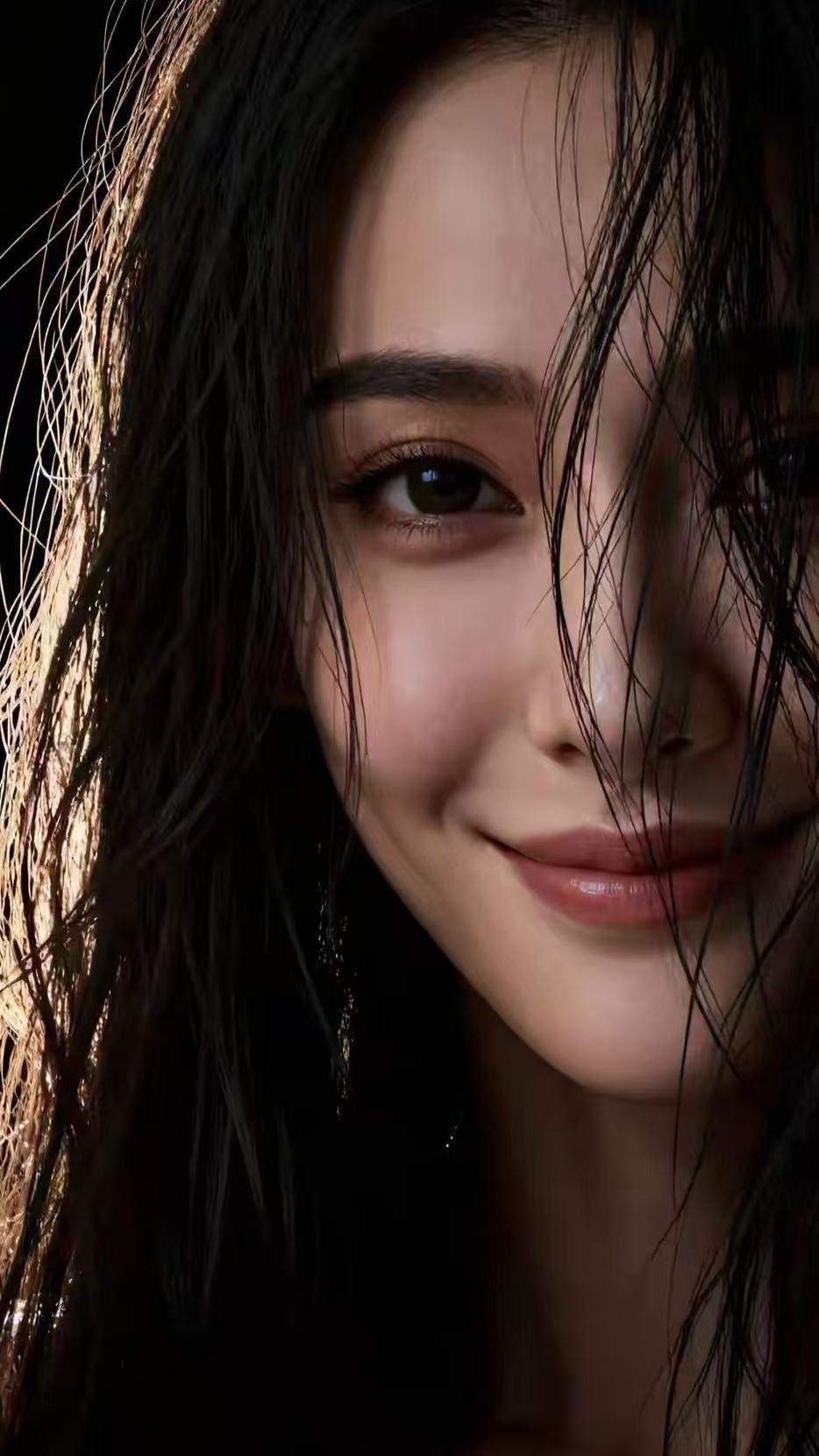 碎发遮眸，一笑动心💅