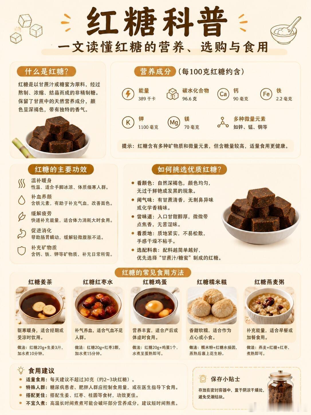 不同糖类区别｜选对糖，菜香翻倍✨选对糖，红烧、煲汤、甜品更好吃！ 白糖特点：颗粒
