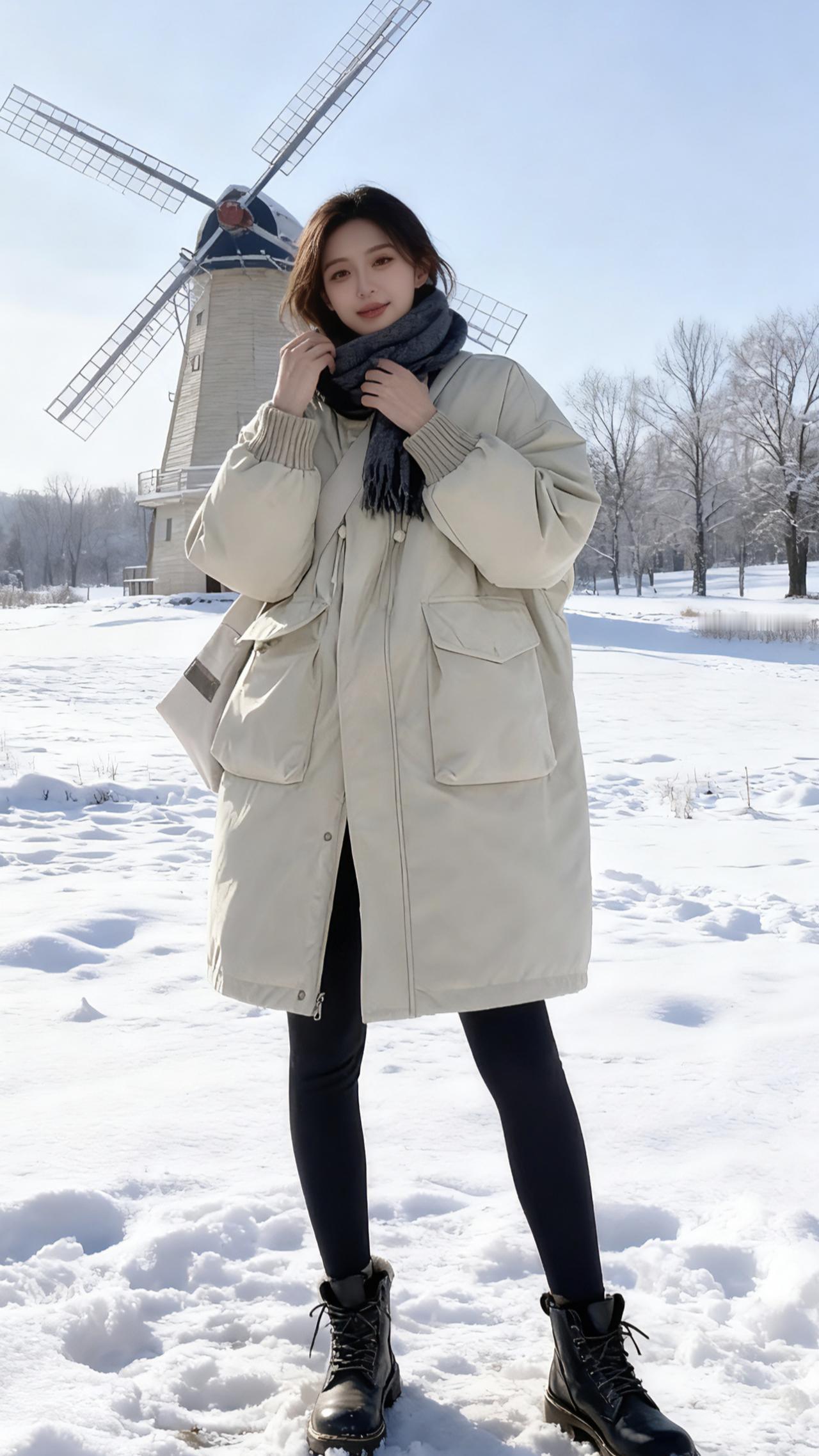 穿搭不重样 这也太好看了 棉服也能穿出时尚感 女装穿搭 秋冬穿搭