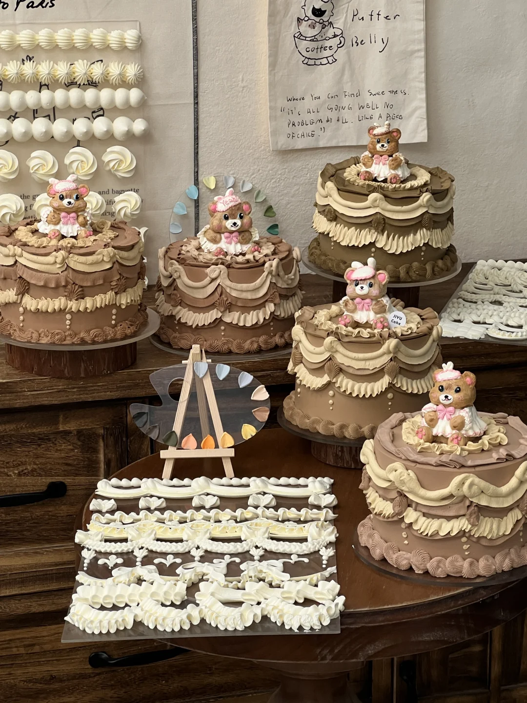 复古奶油霜娃娃蛋糕造型｜11.10期作品合集