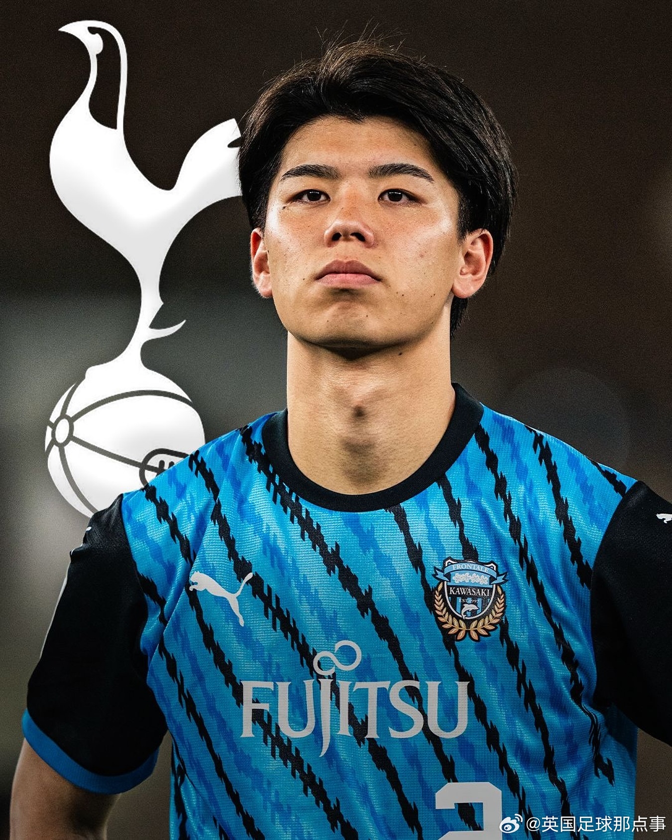 罗马诺：热刺签下出生于2004年的日本后卫高井幸大，Here we go！川崎前