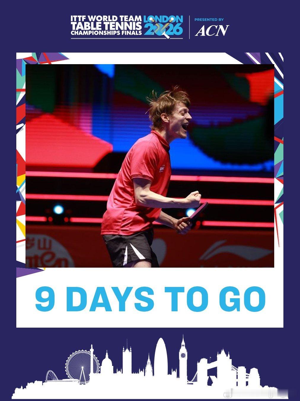 伦敦世乒赛团体赛 倒计时9️⃣天 