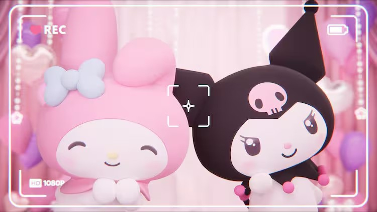 三丽鸥角色My Melody和Kuromi主演的定格动画《My Melody &