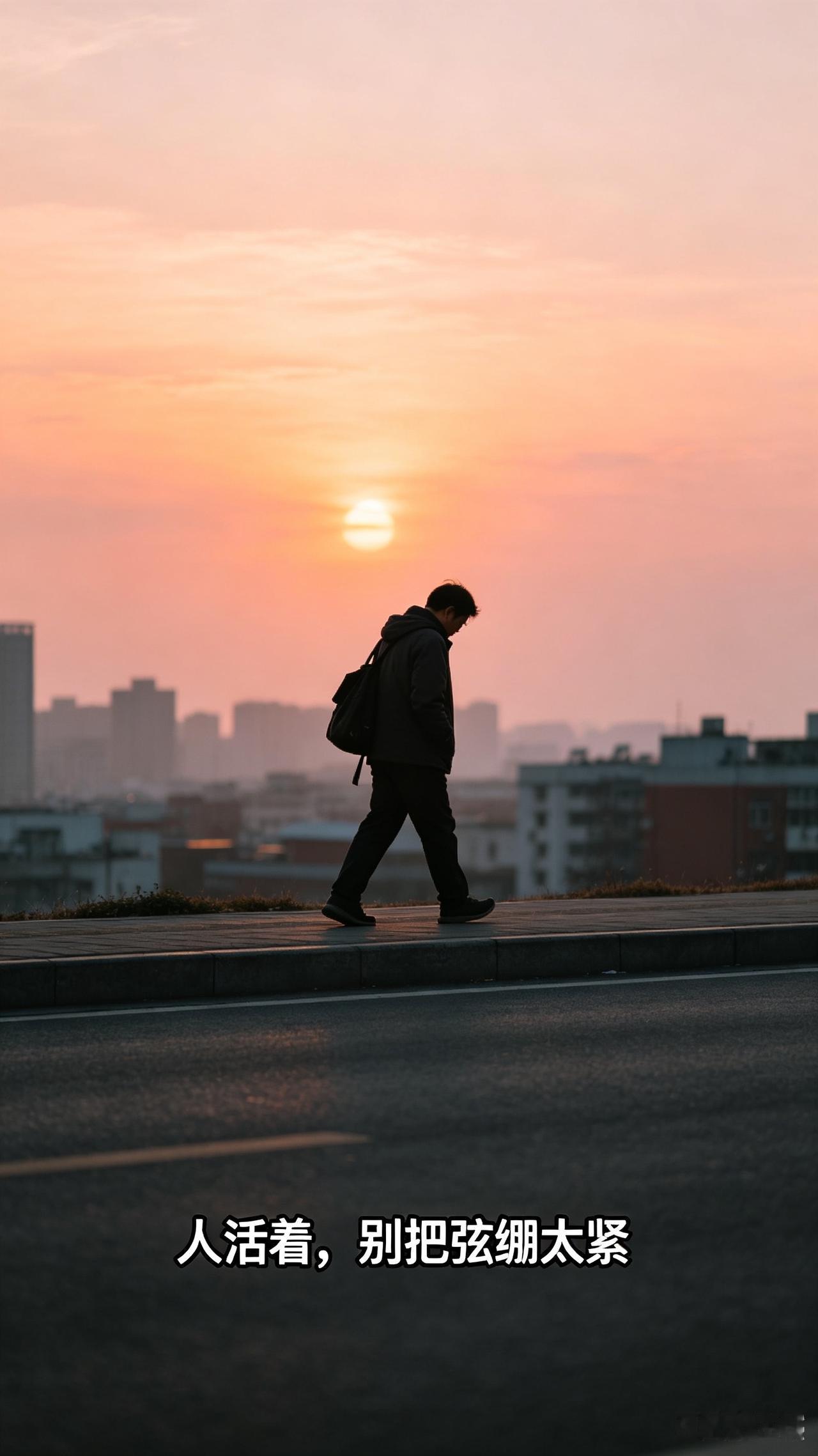 人活着，别把弦绷太紧：累了就抬头看看天，放空自己，就是最好的治愈

      