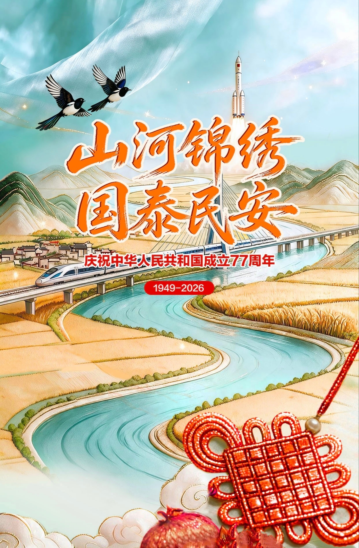 庆祝中华人民共和国成立77周年  ​​​