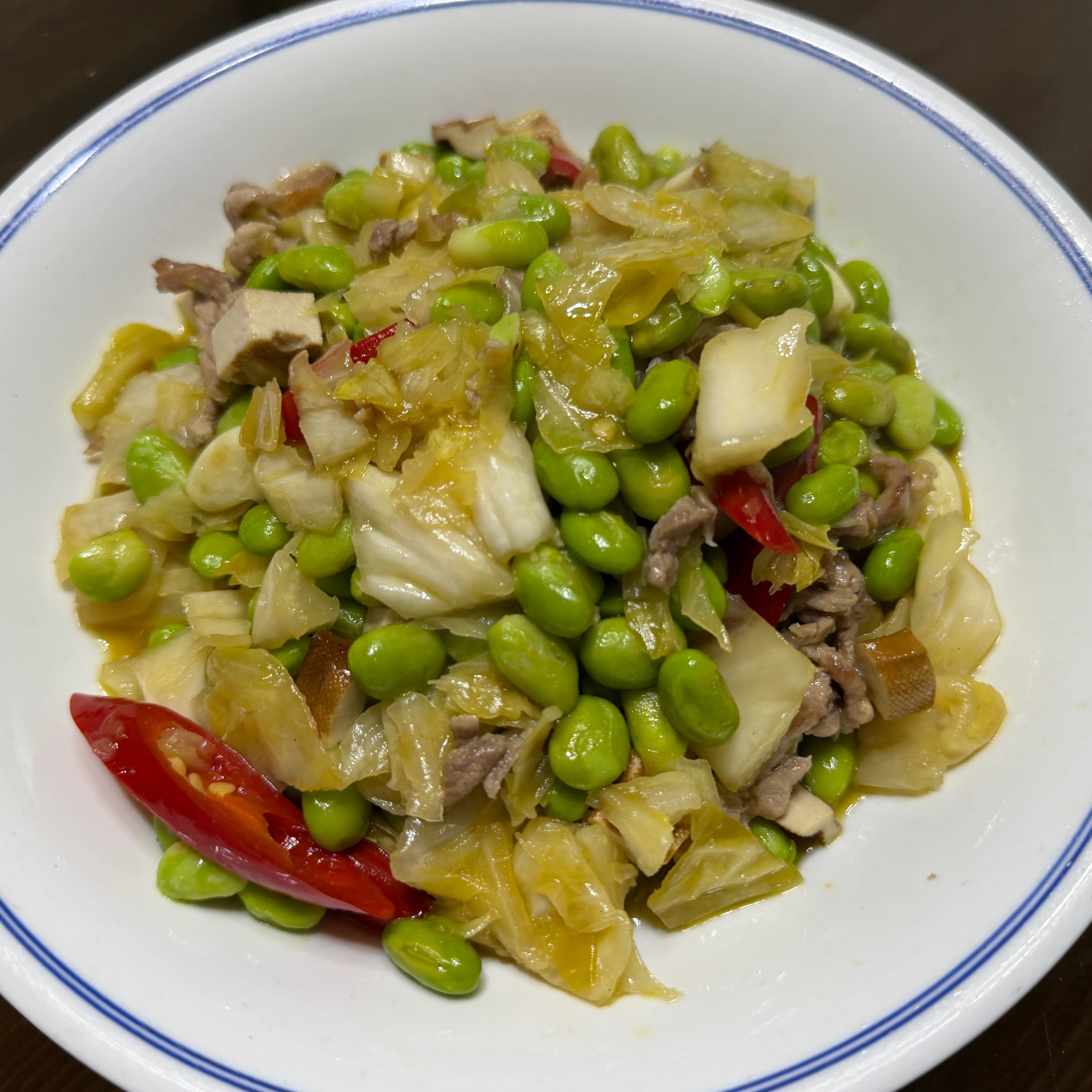 临安菜。醋炒鸡很好吃。 