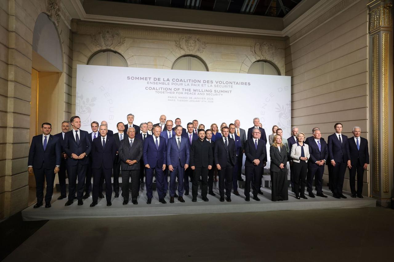 欧盟委员会主席冯德莱恩今天（1月7日）发文说：“今天在巴黎举行的“意愿联盟”领导