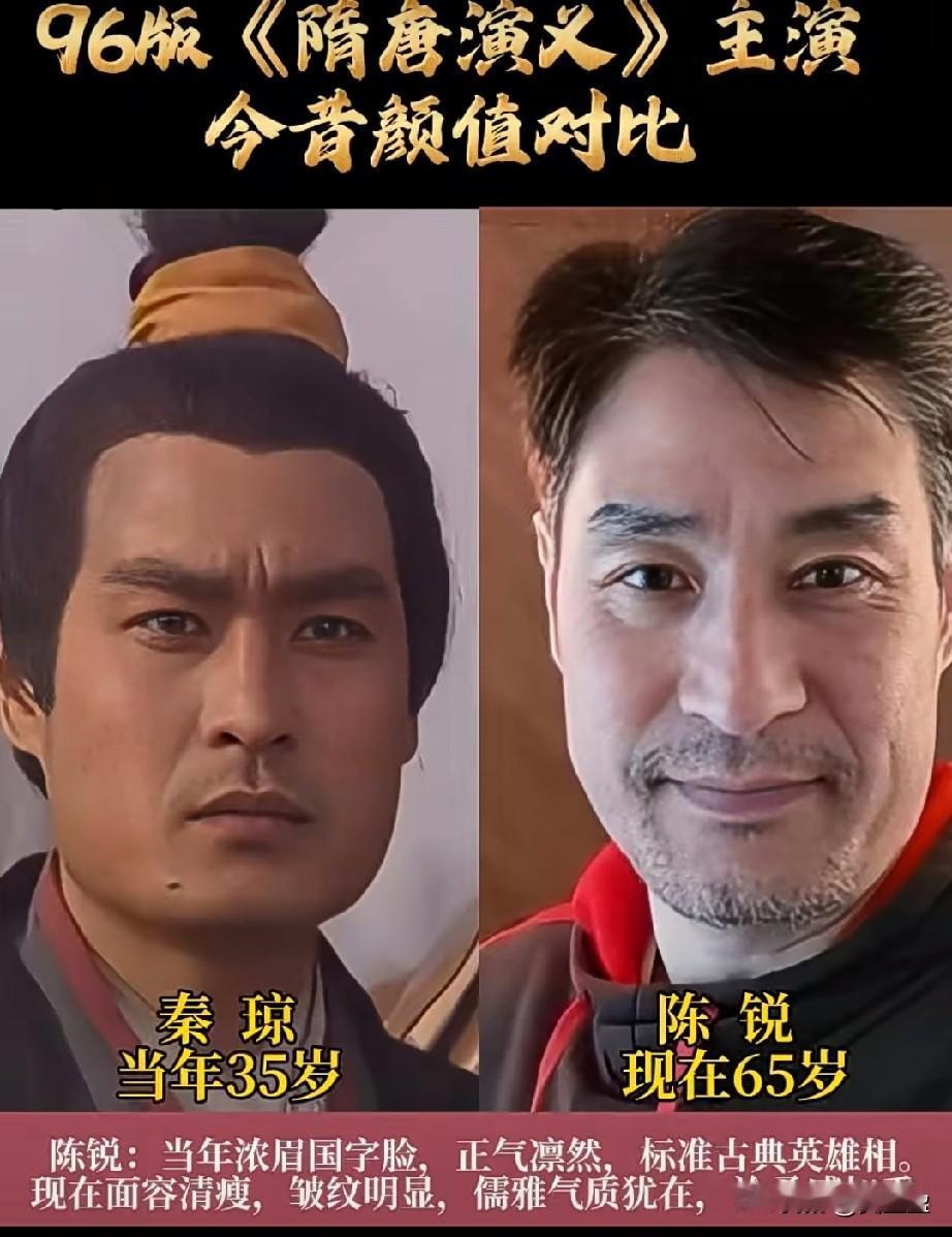 96版《隋唐演义》主要演员今昔对比，哪位更胜一筹？