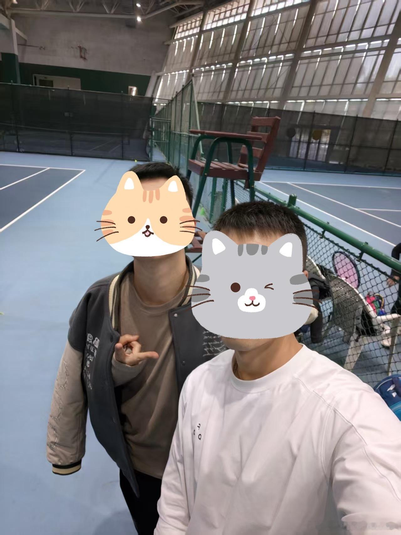 打卡徐州奥体室内网球场场地标准弹跳合适✌️我的日常plog