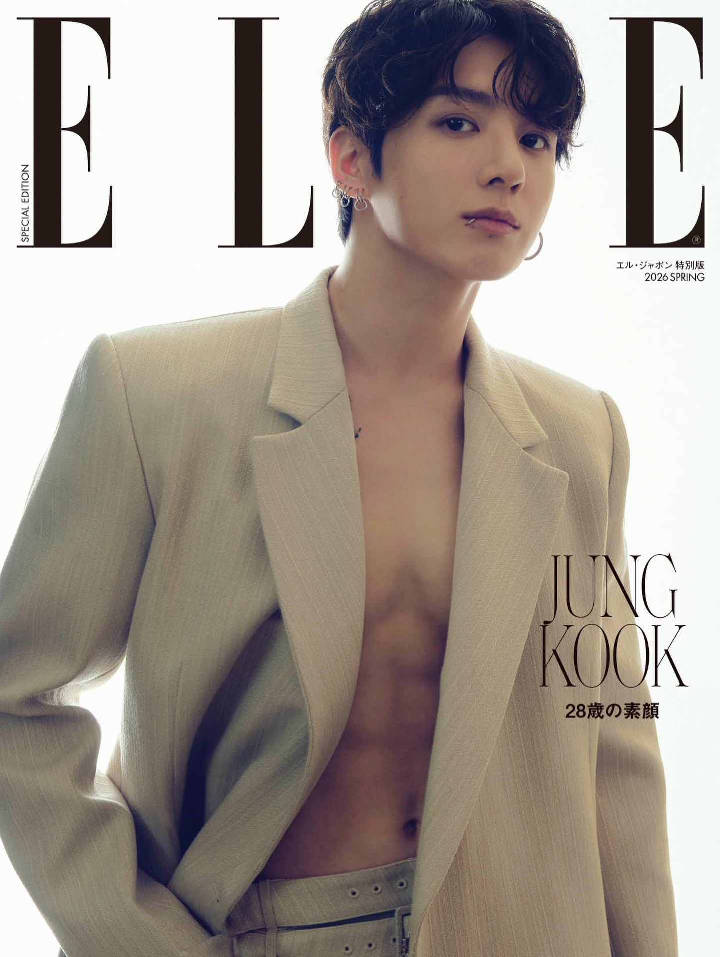 田柾国 Jung Kook ｜ ELLE Japan  Spring  2026
