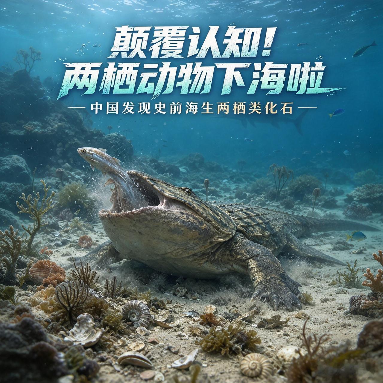 颠覆古生物认知！我国发现 2.37 亿年前，能永久住在海里的两栖动物
  提起两