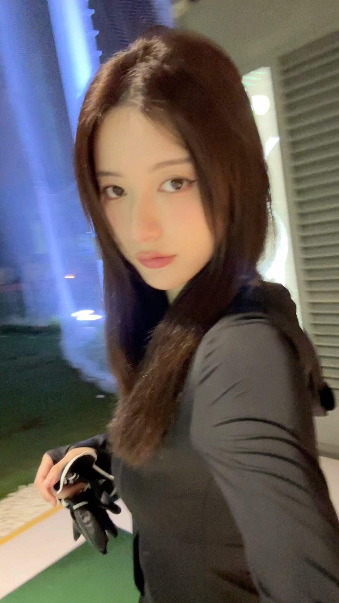 最近只能晚上练球 尊嘟热 ​​​