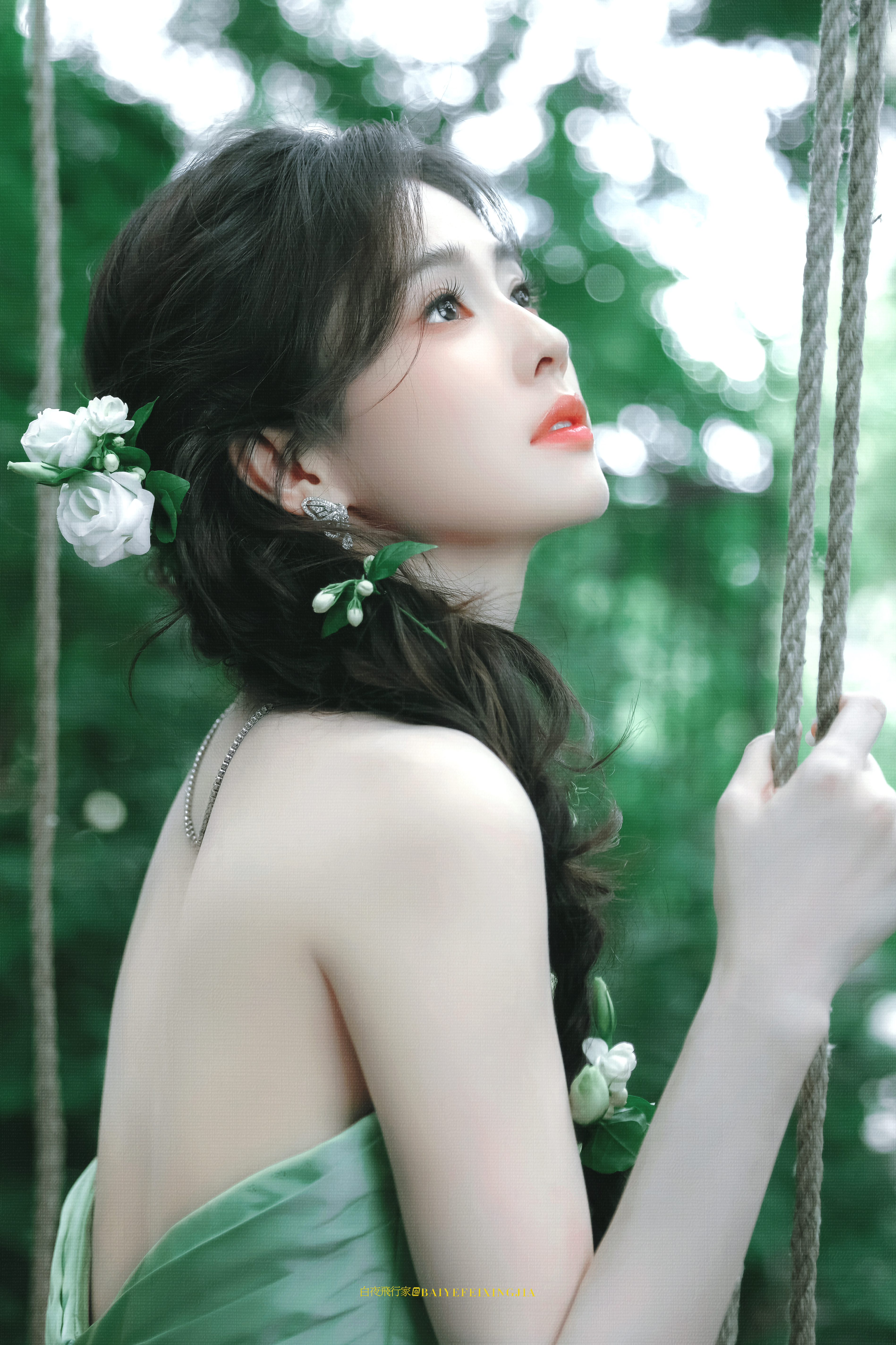 唯一纯白的茉莉花 