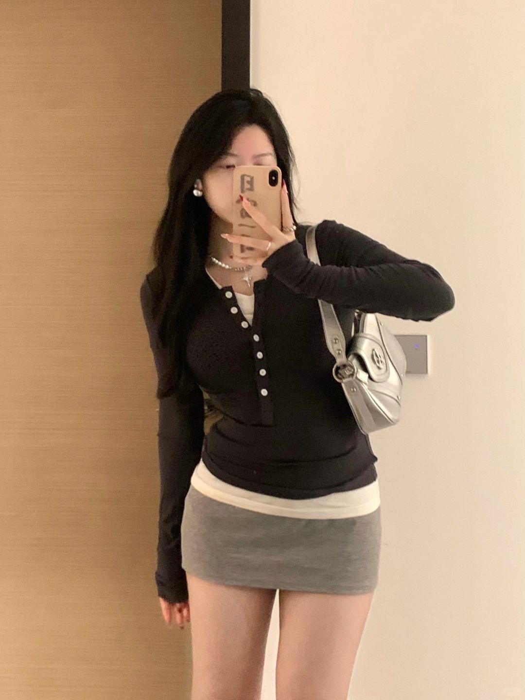 165/120 微胖穿搭 我的格雷系