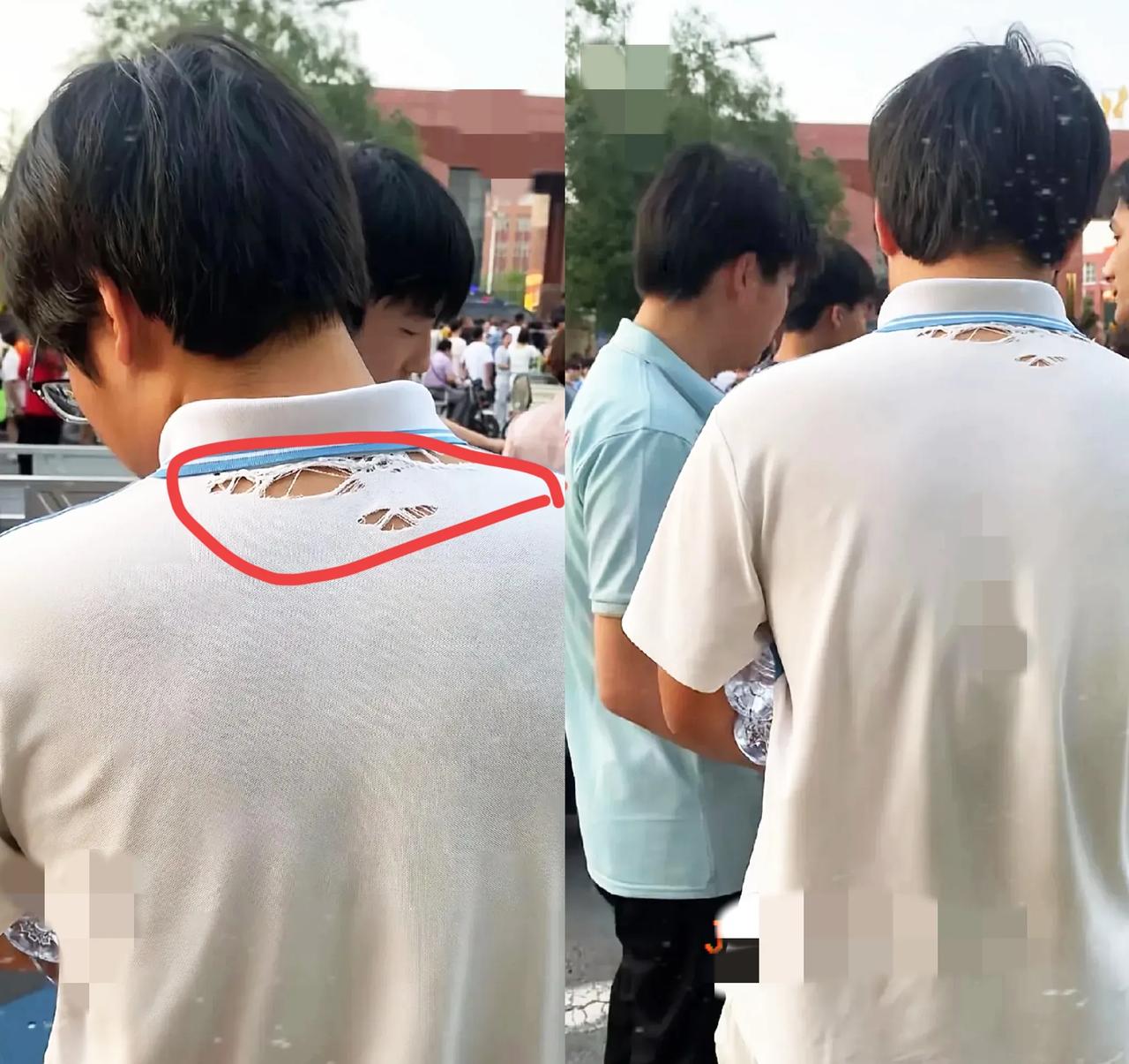 高考完毕
全网都在寻找这位男孩

只因看了他穿的T恤，有许多好心人都想帮助他，都