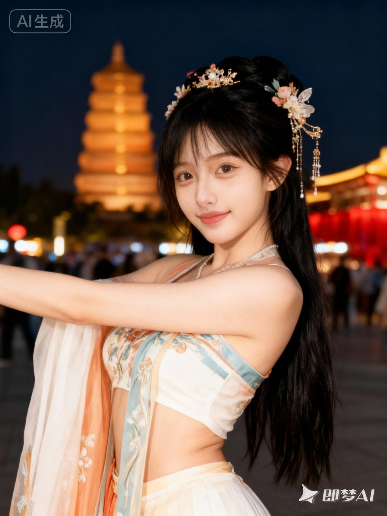 红裙落雪，白衫倚墙，这才是中式美学的“杀疯了”现场！
谁懂啊！ 汉服一刷到就移不