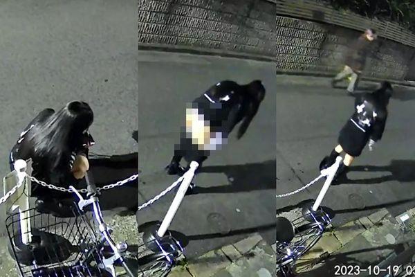 人们喝醉后时常做出一些离谱行为，而日本有一名网友在网路上贴出一段摄像头画面表示，