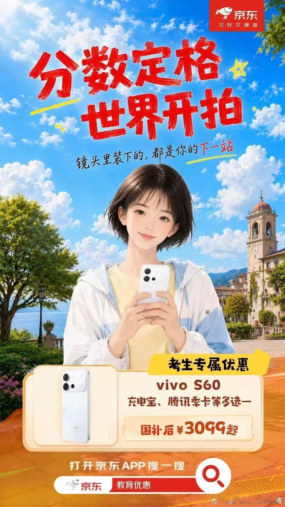 广东高考分数线高考分数马上出炉，终于可以安排毕业旅行了！想换新手机记录旅途风景的