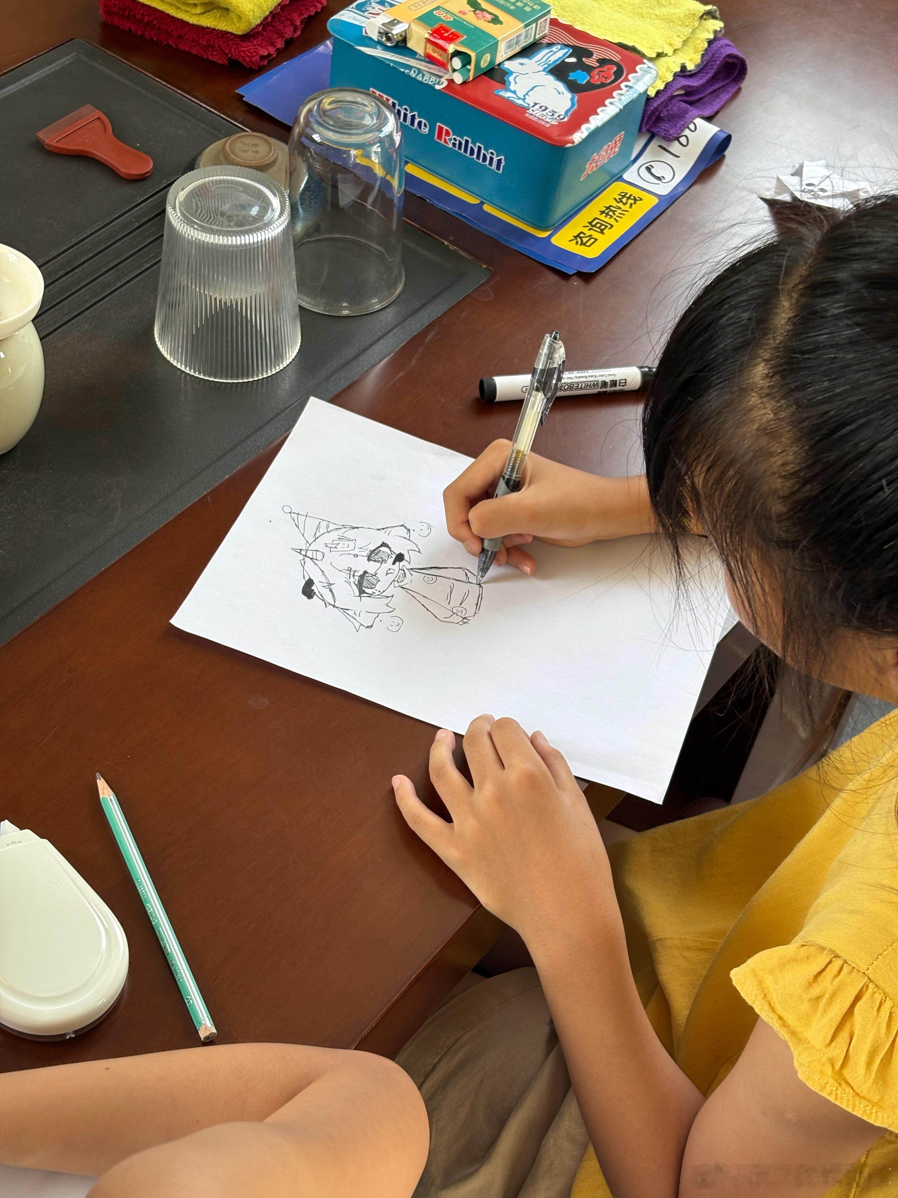 现在小孩都这么会画画了我在他们面前像个新兵蛋子 武汉·沌口