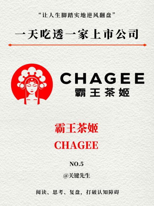 一天吃透一家上市公司 NO.5 霸王茶姬