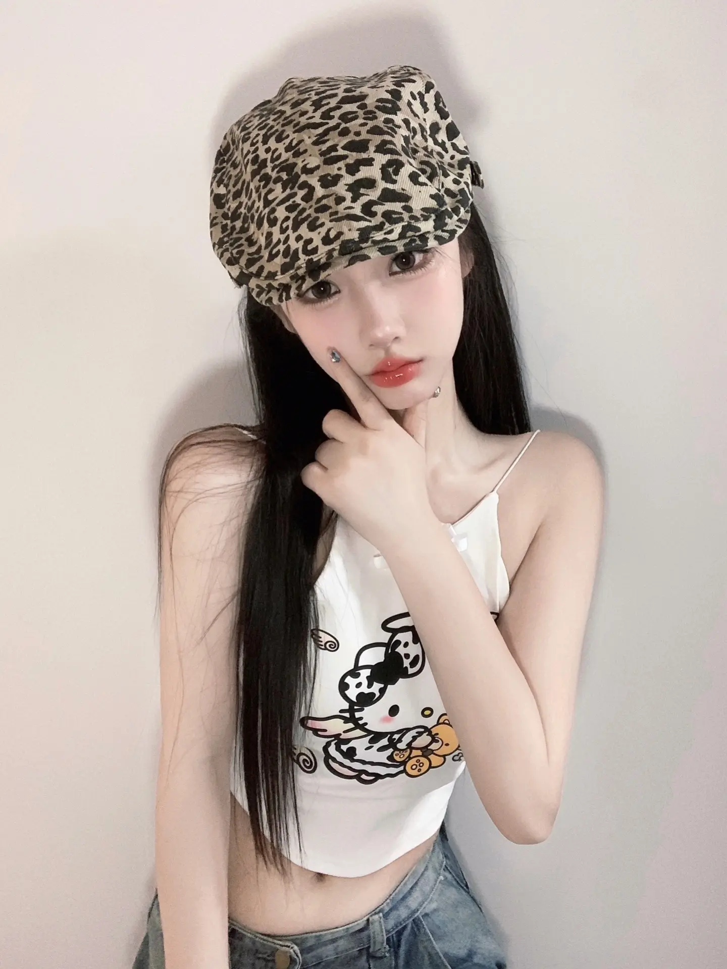今天是豹纹kitty.
