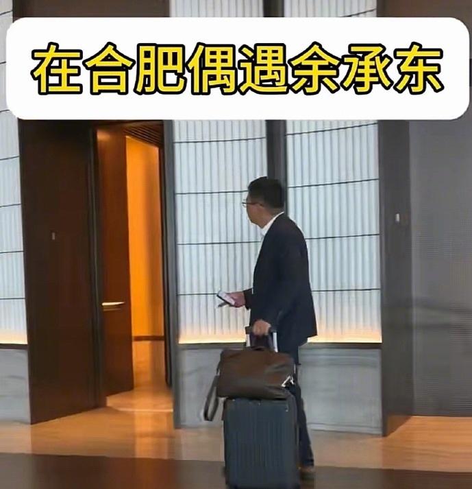 网友合肥偶遇余承东，坐着尊界S800回家了。