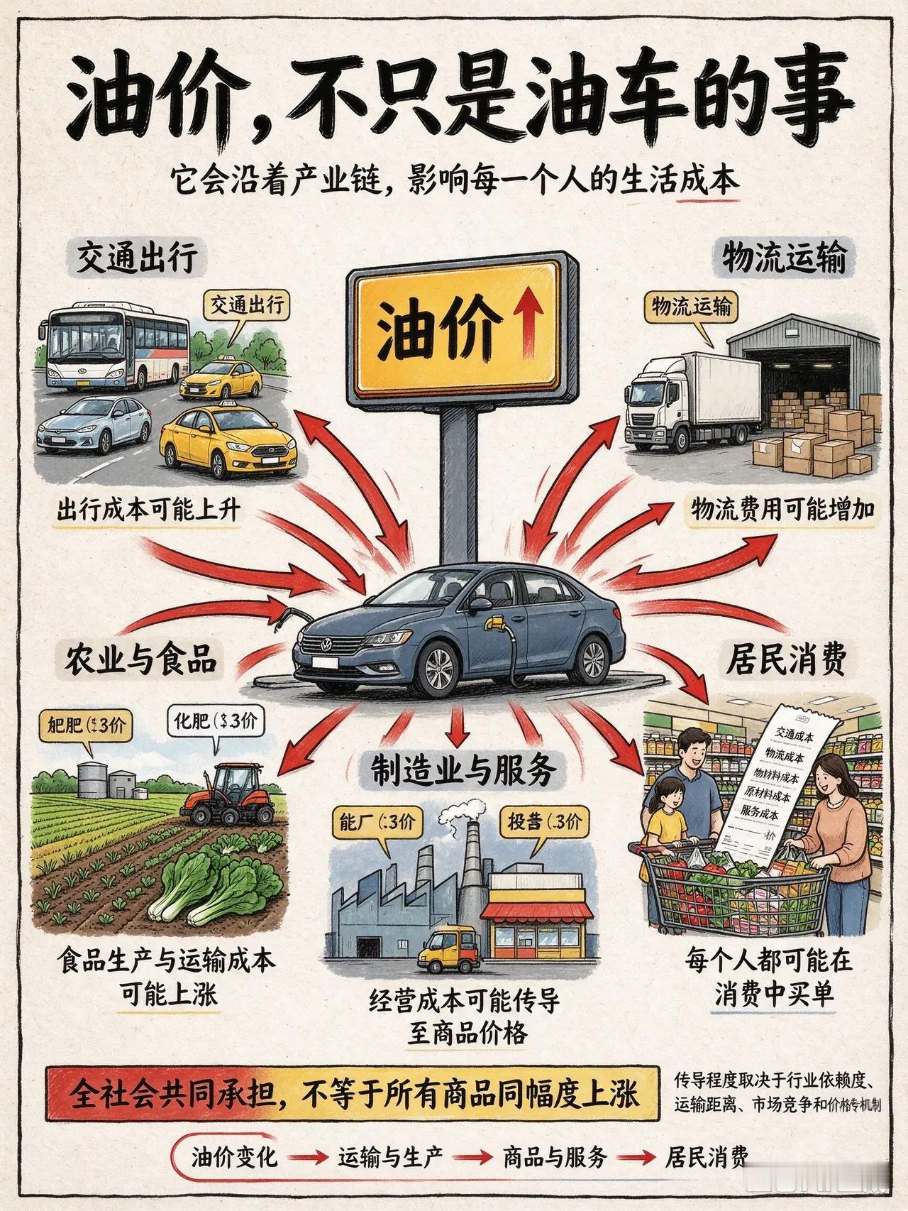 油价，不只是油车的事！ ​​​