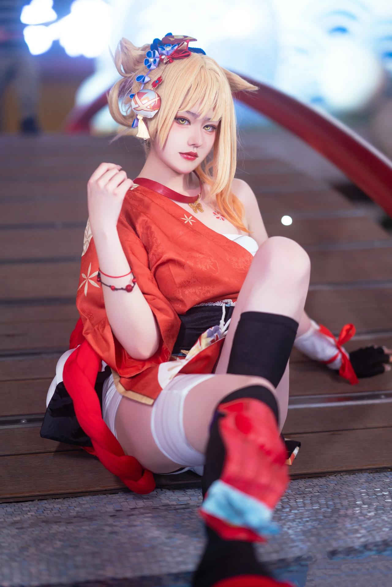 《原神》中不只小孩子负责可爱，宵宫也同样负责可爱，还有性感!  