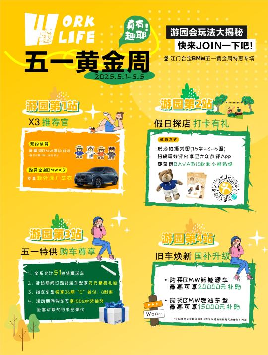 江门合宝五一黄金周🔥6大游园会玩法全攻略
