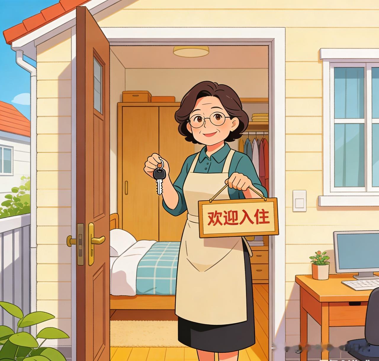 我租了一房子，复试的单间，这一次的房东真的是太佛系了，都是我追着他签合同给钱，答