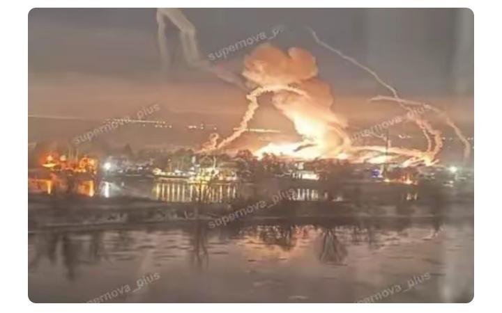 名副其实！
下面附文的这个图片，有消息说是1月20日乌克兰军队，袭击俄罗斯部署在