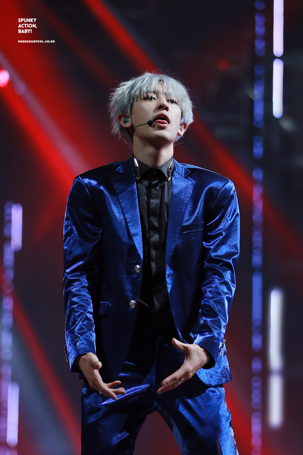 #朴灿烈[超话]#150530 上海演唱会©Spunky action baby