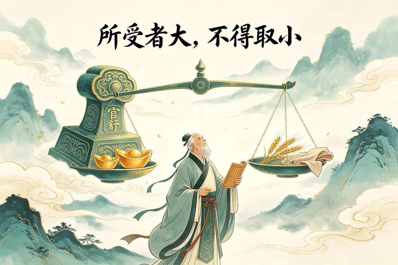 董仲舒“所受大者不得取小”寓意
这句话出自董仲舒《天人三策》，核心是优势者不可独