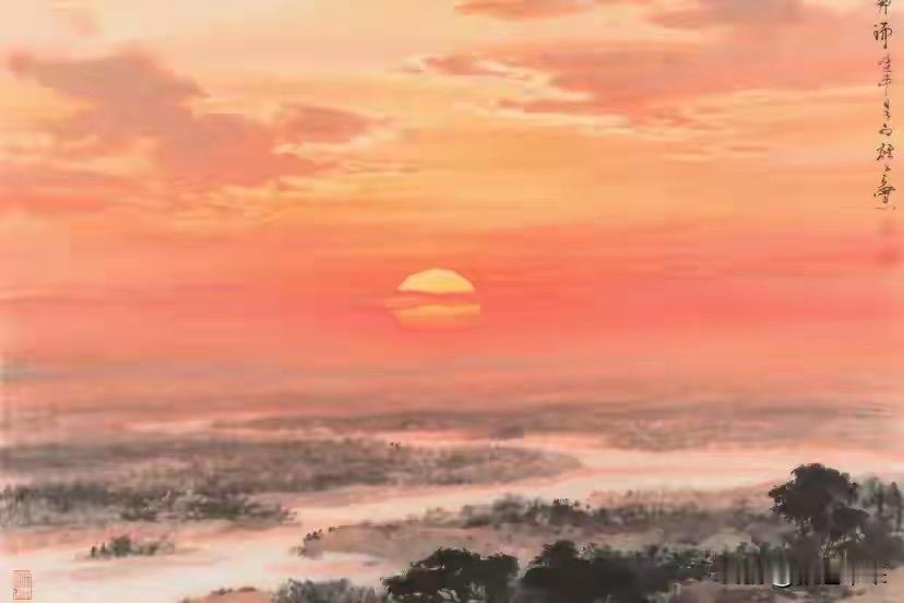 满天夕阳铺画卷，
喜看平城展新容。
横批：《画卷与新容》