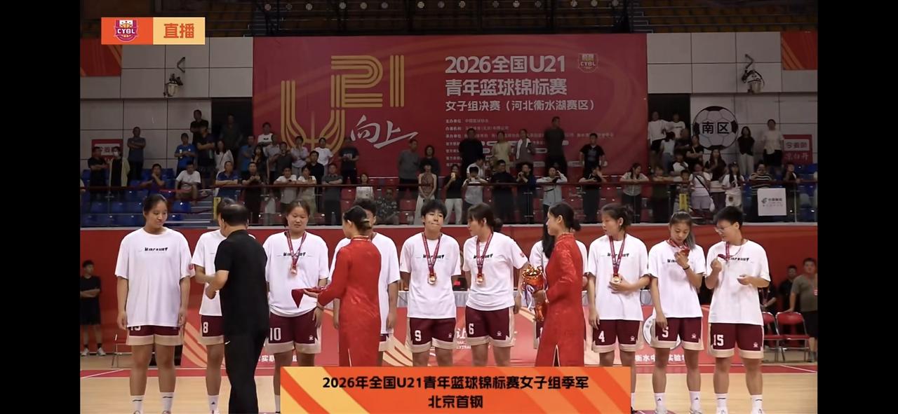 全国U21女篮锦标赛今晚落下帷幕，最终排名👇

冠军是广东U21女篮，决赛阶段