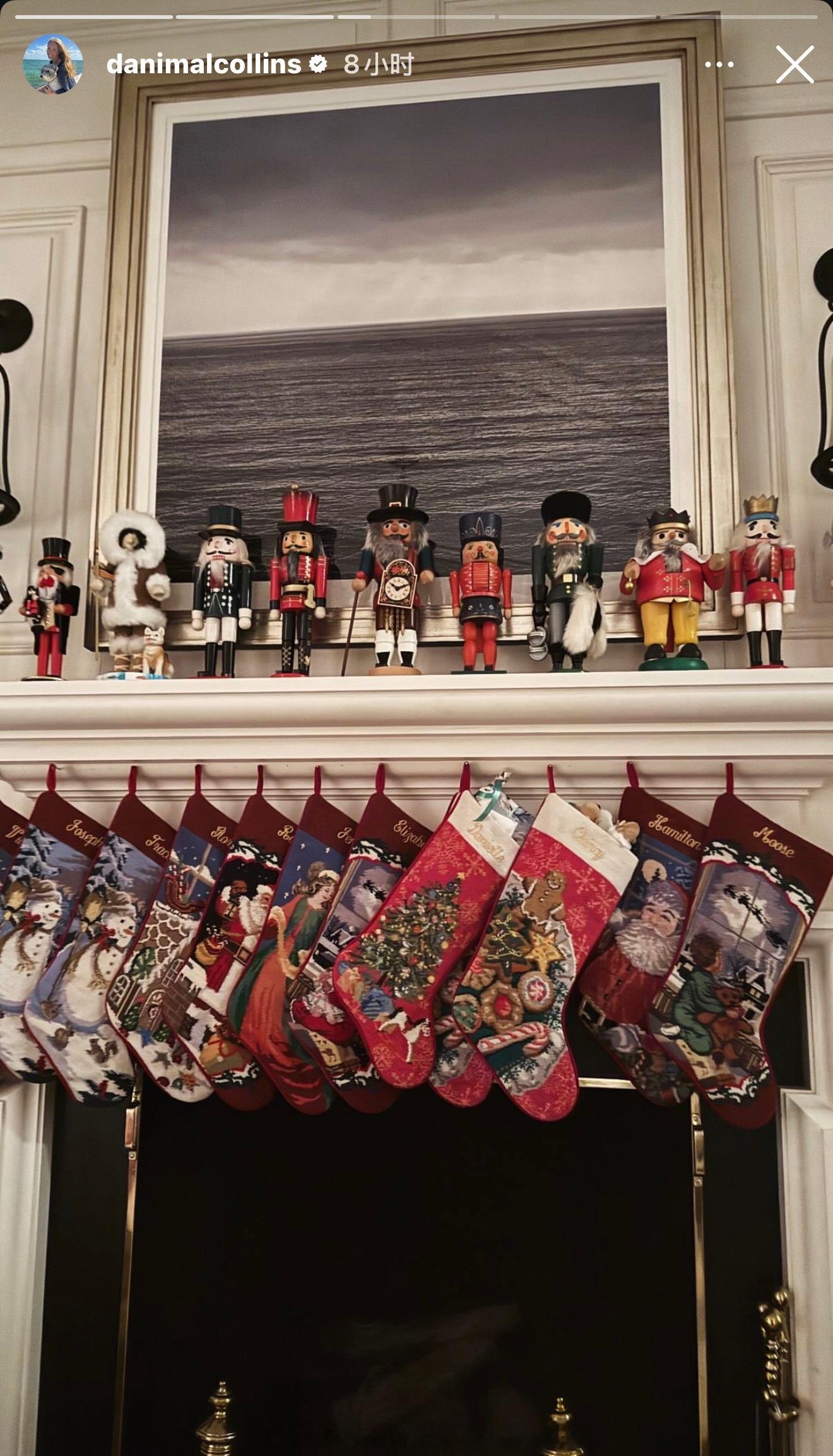 科林斯的圣诞节准备的很可爱。 