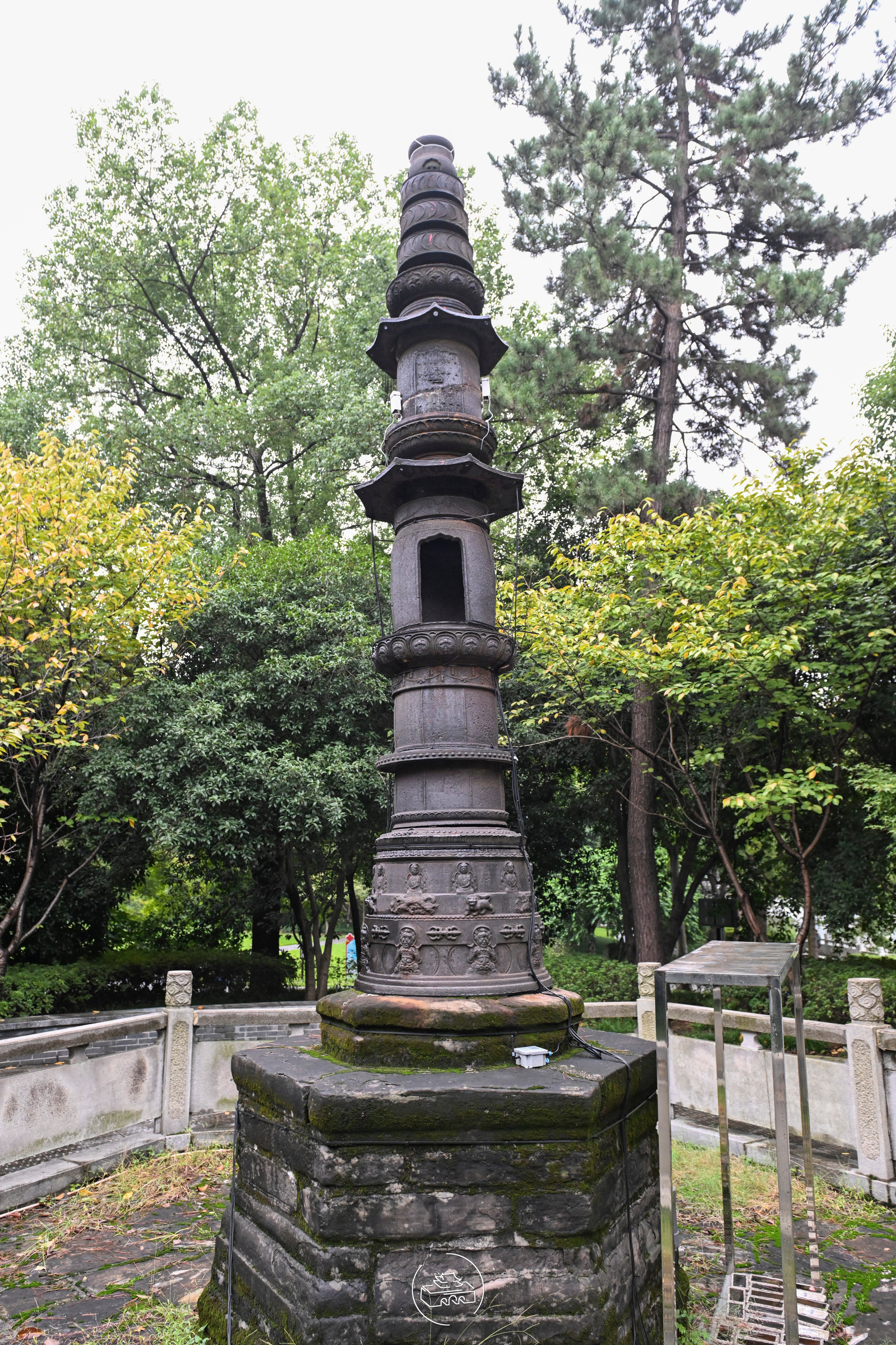 常德 铁经幢第二批全国重点文物保护单位铁经幢原位于常德市德山孤峰岭下乾明寺（已毁